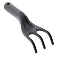 Handhark - zwart - 25 cm - kunststof - hark - Tuingereedschap - moestuin Handhark - zwart - 25 cm - kunststof - hark - Tuingereedschap - moestuin