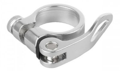 Kalloy Hzb uno quick release zadelklem snelspan alu zilver 31.8 mm