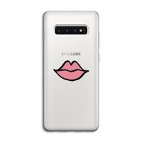 Kusje: Samsung Galaxy S10 4G Transparant Hoesje