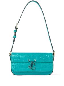 Jimmy Choo mini sac porté épaule Avenue en cuir - Bleu