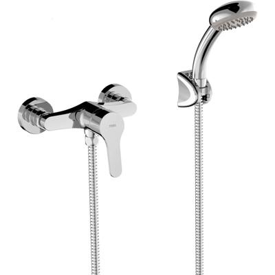 Tres Base douche mengkraan opbouw met handdouche chroom