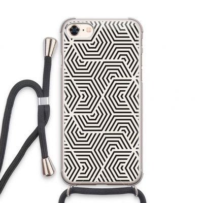 Magic pattern: iPhone 8 Transparant Hoesje met koord