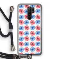 Klaproosjes: Xiaomi Redmi 9 Transparant Hoesje met koord