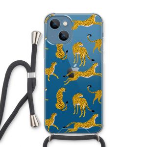 Luipaard: iPhone 13 Transparant Hoesje met koord
