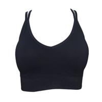 TACCHINI SEAMLESS SPORTS BRA BLACK