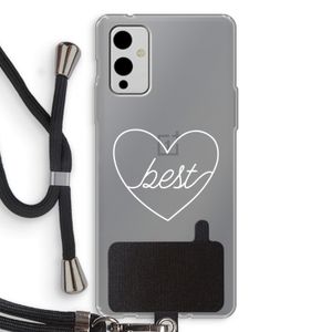 Best heart pastel: OnePlus 9 Transparant Hoesje met koord