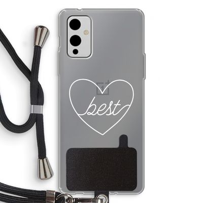 Best heart pastel: OnePlus 9 Transparant Hoesje met koord