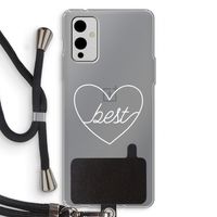 Best heart pastel: OnePlus 9 Transparant Hoesje met koord