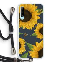 Sunflower and bees: Huawei P Smart Pro Transparant Hoesje met koord