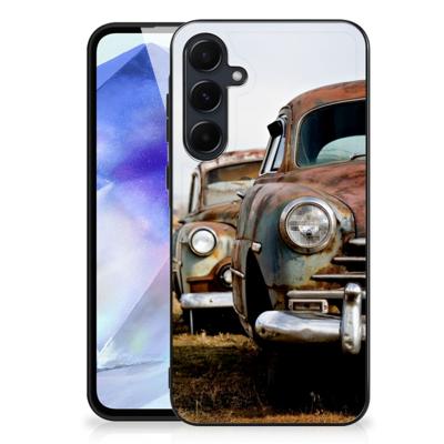 Samsung Galaxy A55 Silicone Back Case Vintage Auto