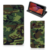 Samsung Galaxy Xcover 5 Hoesje met Magneet Army Dark - thumbnail