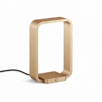 Artdelight Tafellamp Modesto H 20 cm champagne