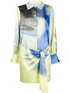 Simkhai robe courte Larson - Bleu