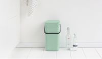 Brabantia Sort & Go afvalemmer 16 liter - Jade Green - thumbnail