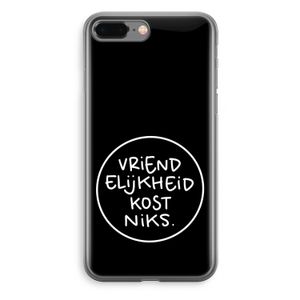 Vriendelijkheid: iPhone 8 Plus Transparant Hoesje