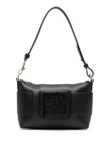 Armani Exchange sac porté épaule à logo strassé - Noir