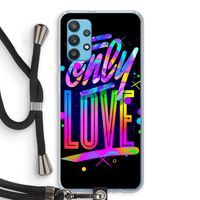 Only Love: Samsung Galaxy A32 4G Transparant Hoesje met koord