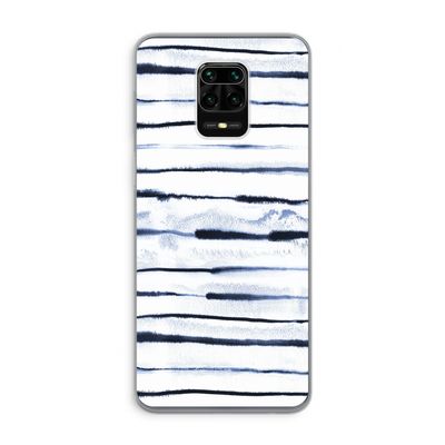 Ink Stripes: Xiaomi Redmi Note 9 Pro Transparant Hoesje