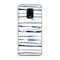 Ink Stripes: Xiaomi Redmi Note 9 Pro Transparant Hoesje