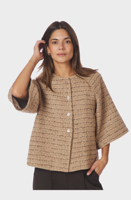 Neo Noir Jacket Rosella Boucle | Taupe