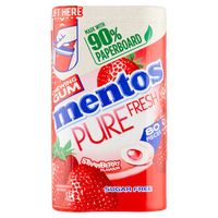 Mentos Mentos - Pure Fresh Gum Strawberry 4 Stuks - thumbnail