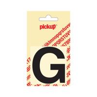 Deco letter g helvetica zwart 60 mm Pickup - Pickup