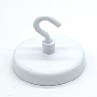 Plafondmagneet met haak wit 47 mm 18kg - 40 stuks