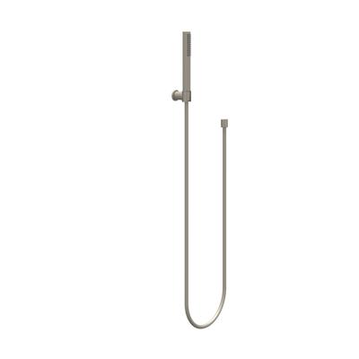 Handdoucheset IVY Set Bestaande Uit Doucheslang 150 cm, Wandhouder En Staafhanddouche Geborsteld Nickel PVD
