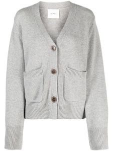 Lisa Yang cardigan en cachemire à col v - Gris