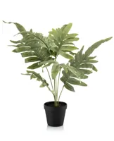 Kunstplant Phlebodium Blauwvaren in pot - 60cm
