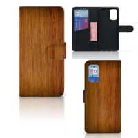 Samsung Galaxy A32 4G Book Style Case Donker Hout