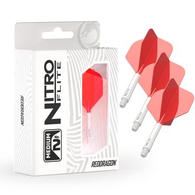 Red Dragon Nitro Flight System - White Red