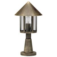 Albert Buitenlamp op sokkel Toit brons-bruin 650539 - thumbnail