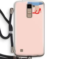 High heels: LG K10 (2016) Transparant Hoesje met koord