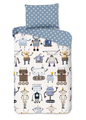 Good Morning Kinderdekbedovertrek "robots" - Multi - (140x200 cm) - Katoen Good Morning Kinderdekbedovertrek "robots" - Multi - (140x200 cm) - Katoen