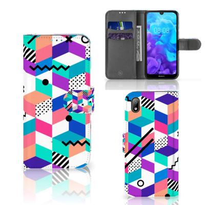 Huawei Y5 (2019) | Book Case | Blokken Kleurrijk