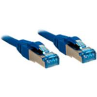 LINDY 47146 RJ45 Netwerkkabel, patchkabel CAT 6A S/FTP 0.50 m Blauw 1 stuk(s)
