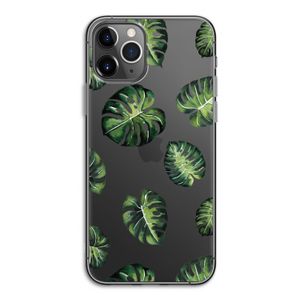 Tropische bladeren: iPhone 11 Pro Transparant Hoesje