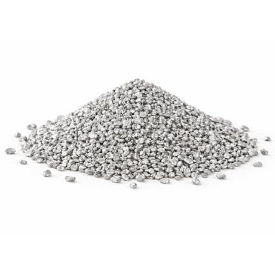 Home & Styling decoratie stenen/granulaat - 650ml - zilver - hobby steentjes