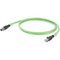 Weidmüller 1457580010 Sensor/actuator dataconnector M12 Aantal polen (sensoren): 8 Stekker, recht 1.00 m 1 stuk(s)