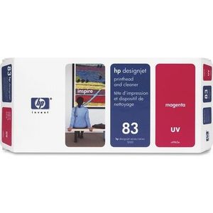 HP 83 magenta DesignJet UV-printkop en printkopreiniger