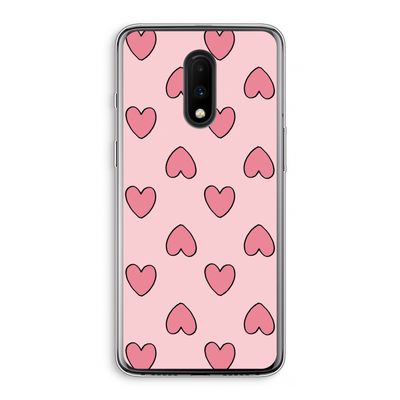 Ondersteboven verliefd: OnePlus 7 Transparant Hoesje