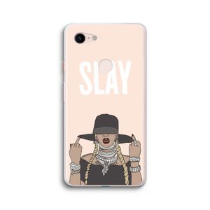 Slay All Day: Google Pixel 3 XL Transparant Hoesje