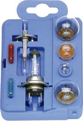 Car Plus reservelampenset auto H1 + H7 12 Volt 8 delig Car Plus reservelampenset auto H1 + H7 12 Volt 8 delig