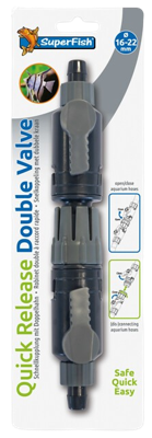 Superfish Dubbelkraan snelkoppeling 16/22 mm
