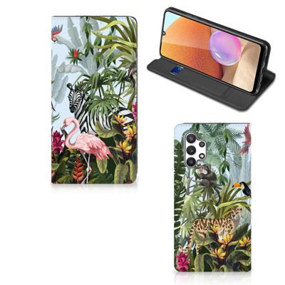 Hoesje maken voor Samsung Galaxy A32 4G | A32 5G Enterprise Editie Jungle Hoesje maken voor Samsung Galaxy A32 4G | A32 5G Enterprise Editie Jungle