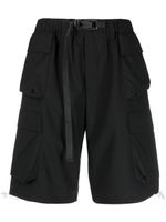 Bonsai short cargo en laine vierge - Noir