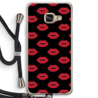 Lips: Samsung Galaxy A3 (2016) Transparant Hoesje met koord