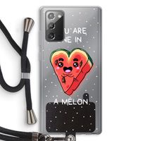 One In A Melon: Samsung Galaxy Note 20 / Note 20 5G Transparant Hoesje met koord