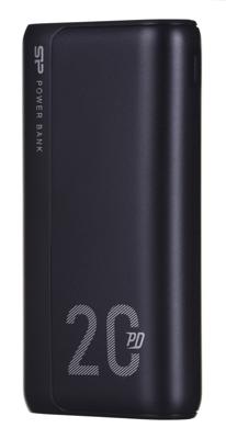 SILICON POWER QS15 Powerbank Externe batterij 20000 mAh 2x USB QC 3.0 1x USB-C PD (SP20KMAPBKQS150K) Zwart